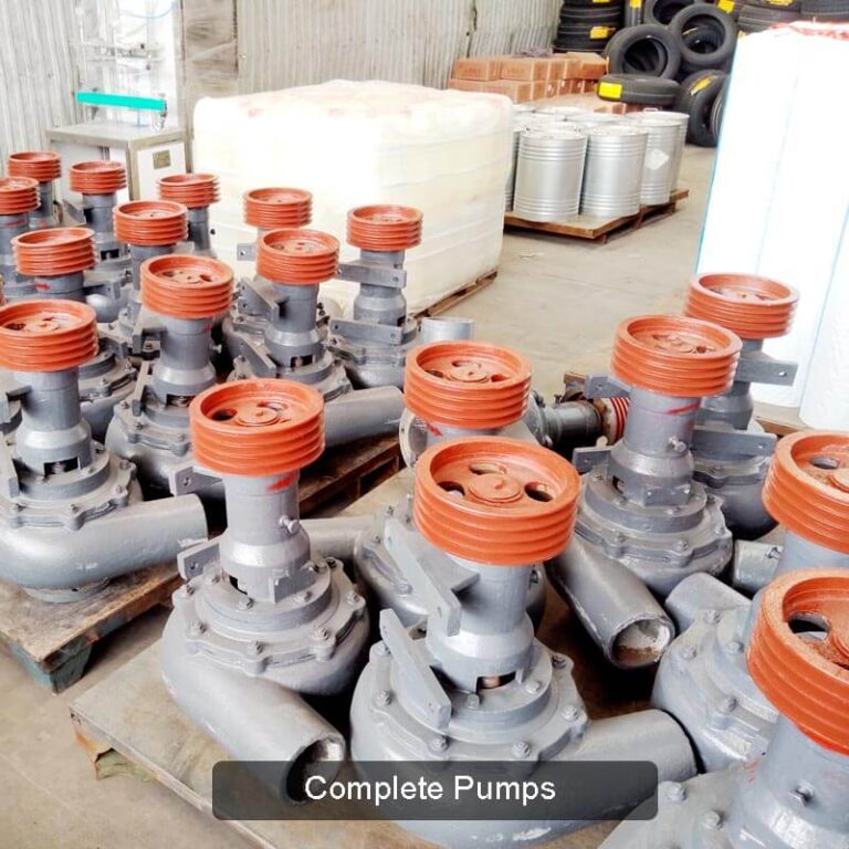 Complete small sand pump and dredger pump set