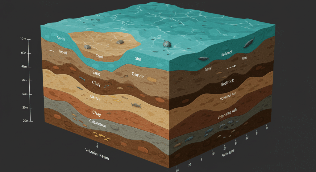 Underwater Soil Layers
