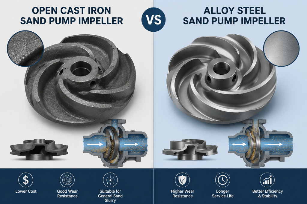 small sand pump impeller